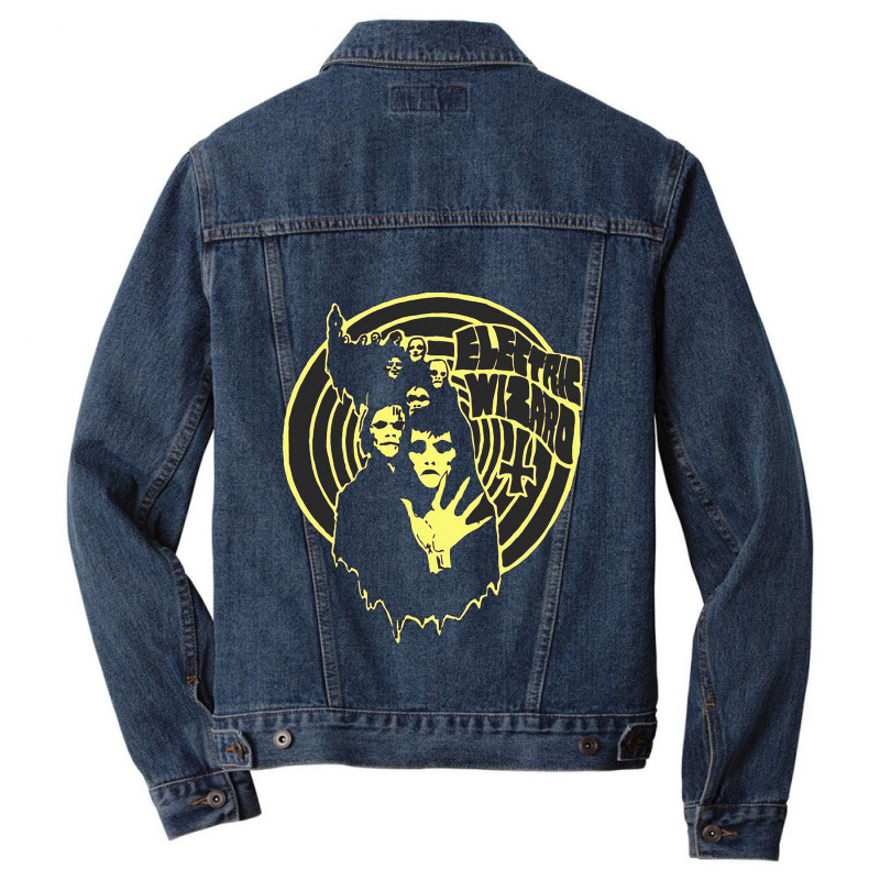 Electric Wizard Men Denim Jacket by sladeca | Artistshot