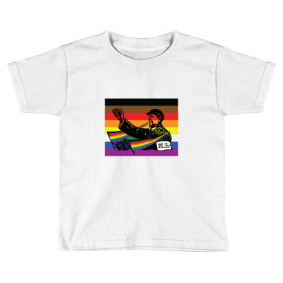 Democracy Mao Toddler T-shirt Designed By Kumkunari