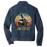 Retro Vintage Jim Folk Croce Men Denim Jacket | Artistshot