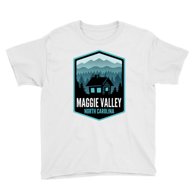 North Carolina, Maggie Valley Youth Tee by Brownbubbles | Artistshot