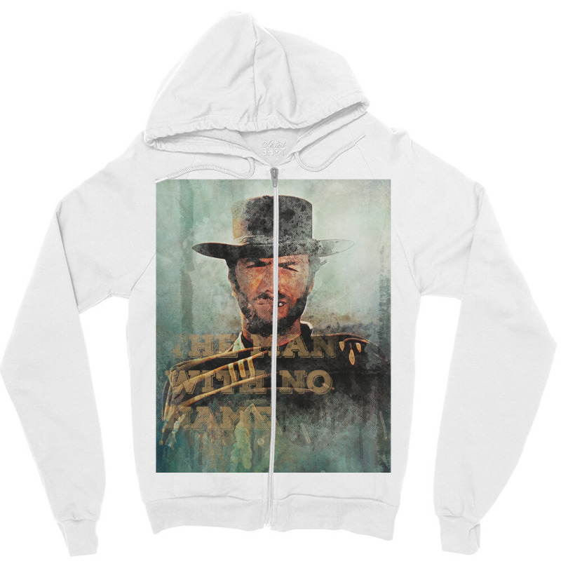 The Man With No Name Zipper Hoodie | Artistshot