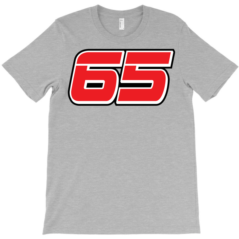 Loris Capirossi Number 65 Red T-Shirt by ojanenpjantam | Artistshot