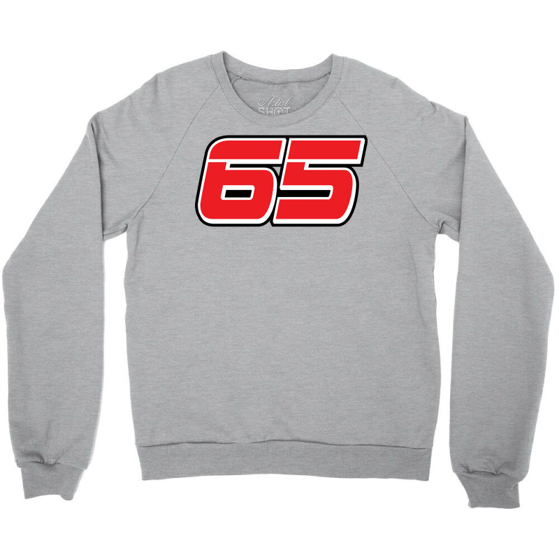 Loris Capirossi Number 65 Red Crewneck Sweatshirt by ojanenpjantam | Artistshot