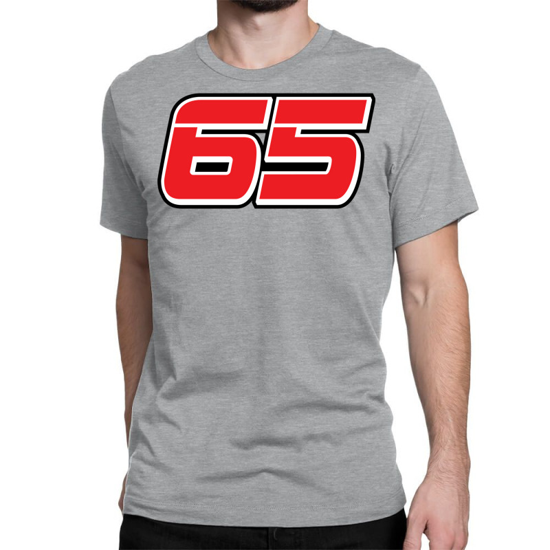 Loris Capirossi Number 65 Red Classic T-shirt by ojanenpjantam | Artistshot