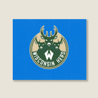 The Wisconsin Herd Landscape Canvas Print | Artistshot