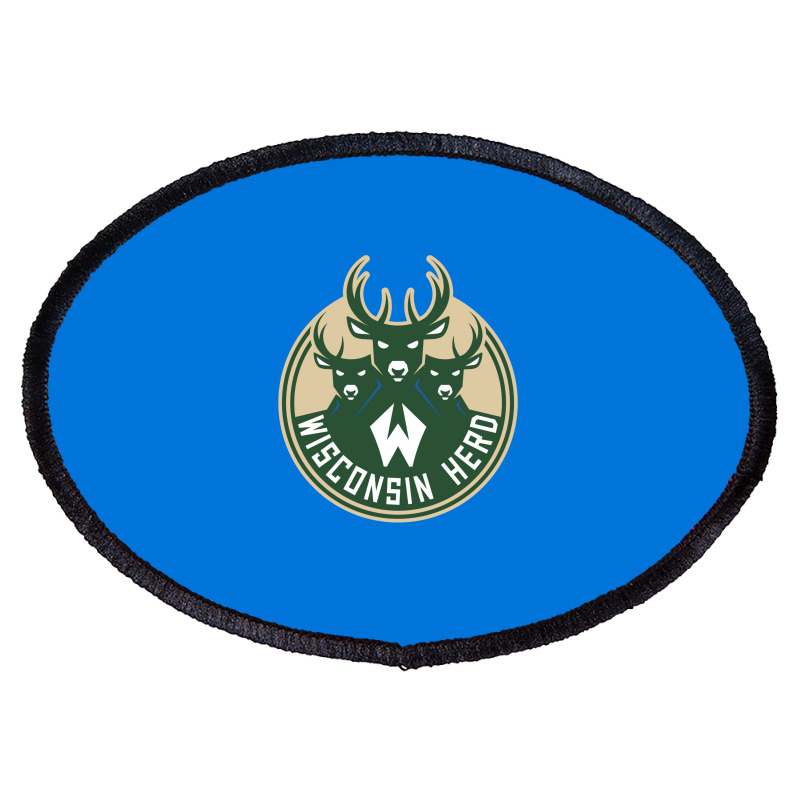 The Wisconsin Herd Oval Patch | Artistshot