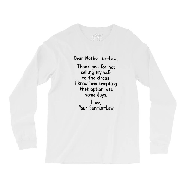 Mother In Law Long Sleeve Shirts | Artistshot
