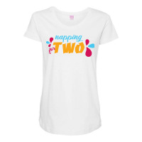 Napping For Two Maternity Scoop Neck T-shirt | Artistshot