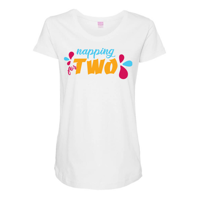 Napping For Two Maternity Scoop Neck T-shirt by DUKA | Artistshot