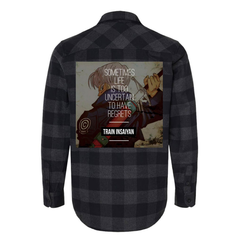 Regrets   Future Trunks Flannel Shirt | Artistshot