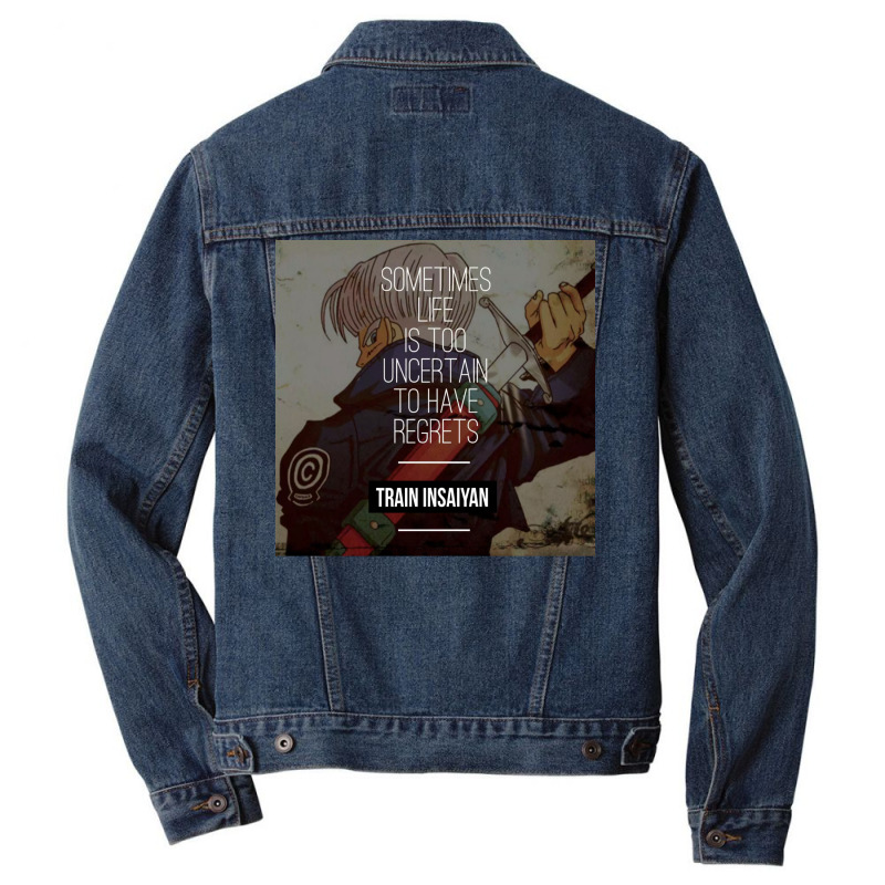 Regrets   Future Trunks Men Denim Jacket | Artistshot