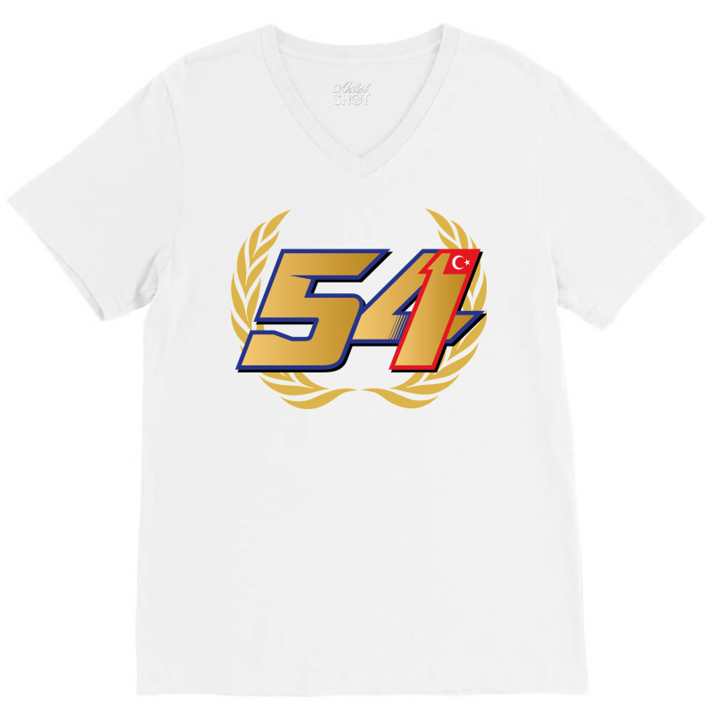 Toprak Razgatlioglu Number 54 Wsbk Champion 2021 V-neck Tee | Artistshot