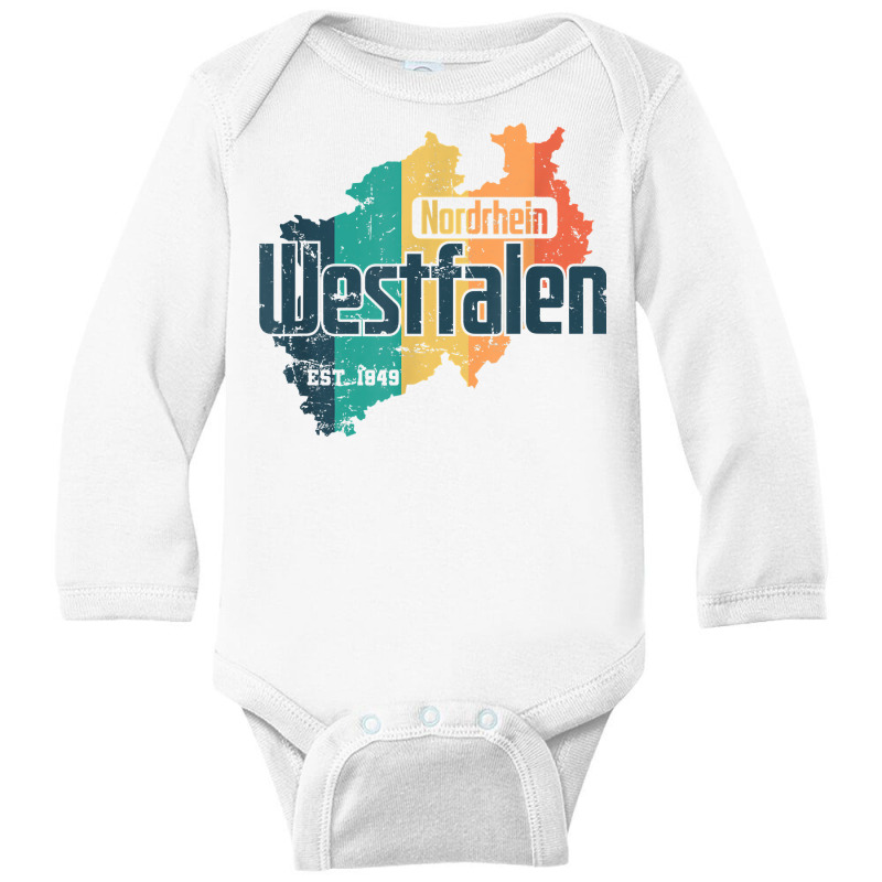 North Rhine Westphalia Federal State Germany T Shirt Long Sleeve Baby Bodysuit by pulsemh | Artistshot