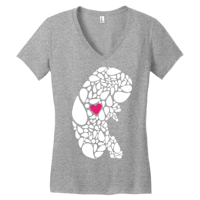 First Heartbeat Women's V-neck T-shirt | Artistshot