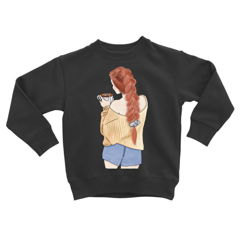 Limited Edition Coffee Girl (2) Toddler Sweatshirt by michealyoungerlk01 | Artistshot