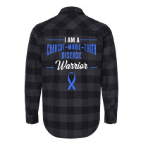 Womens Charcot–marie–tooth Disease Awareness Warrior Cmt Supporter Flannel Shirt | Artistshot