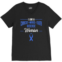 Womens Charcot–marie–tooth Disease Awareness Warrior Cmt Supporter V-neck Tee | Artistshot