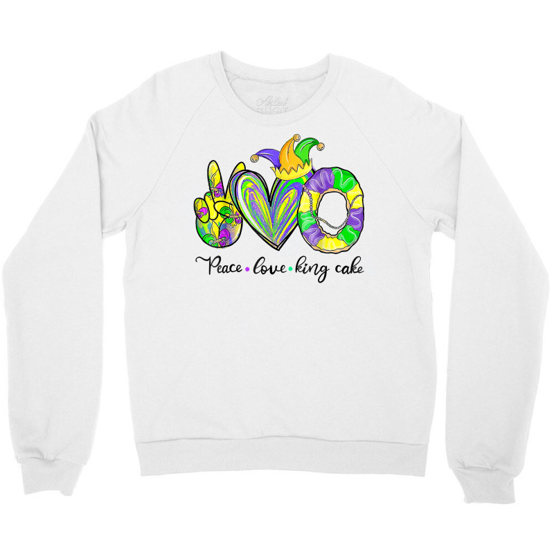 Peace Love King Cake Mardi Gras Tshirt Men Women Kids T Shirt Crewneck Sweatshirt | Artistshot