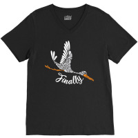 Stork V-neck Tee | Artistshot