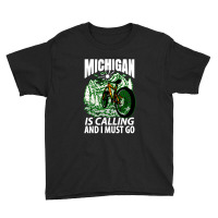 Regalo Michigan Travels Pod Youth Tee | Artistshot