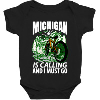 Regalo Michigan Travels Pod Baby Bodysuit | Artistshot