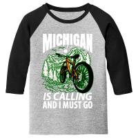 Regalo Michigan Travels Pod Youth 3/4 Sleeve | Artistshot