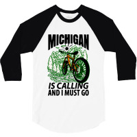 Regalo Michigan Travels Pod 3/4 Sleeve Shirt | Artistshot