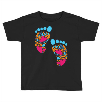 Baby Feet Toddler T-shirt Designed By Duka