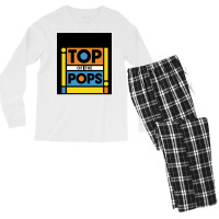 Top Of The Pops   Vintage Men's Long Sleeve Pajama Set | Artistshot