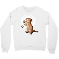 Trombone Cat Crewneck Sweatshirt | Artistshot