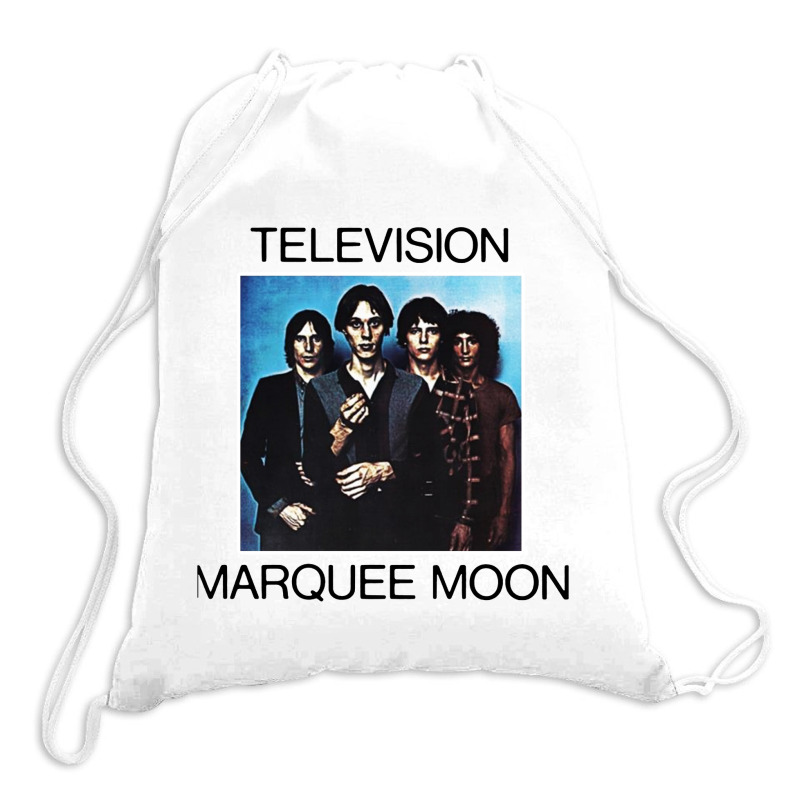 Television  Moon Album Music Drawstring Bags | Artistshot