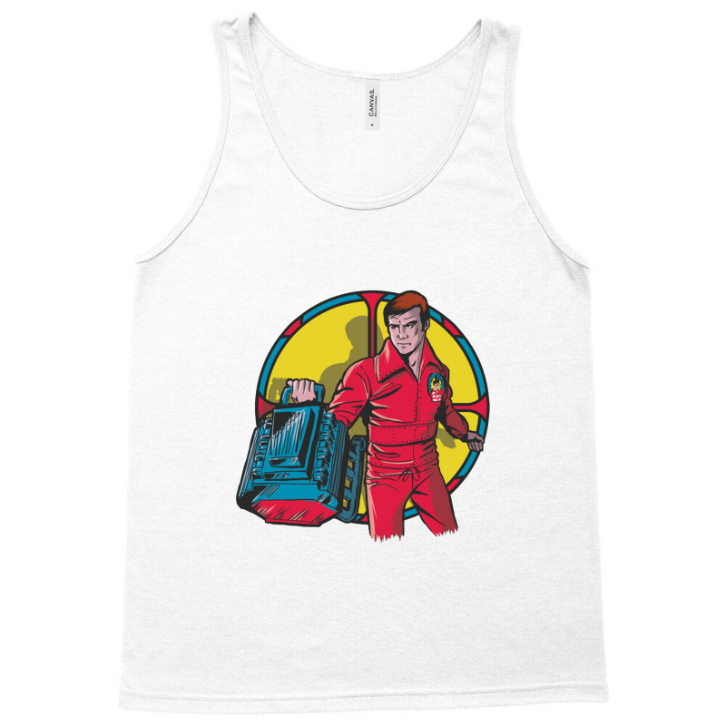 El Hombre Nuclear   Bionic Man Tank Top by kumkunari | Artistshot