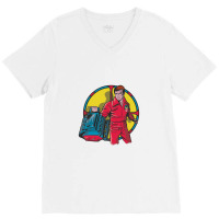 El Hombre Nuclear   Bionic Man V-neck Tee | Artistshot