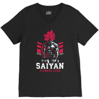 Saiyan Fitness Club   Anime Gym V-neck Tee | Artistshot