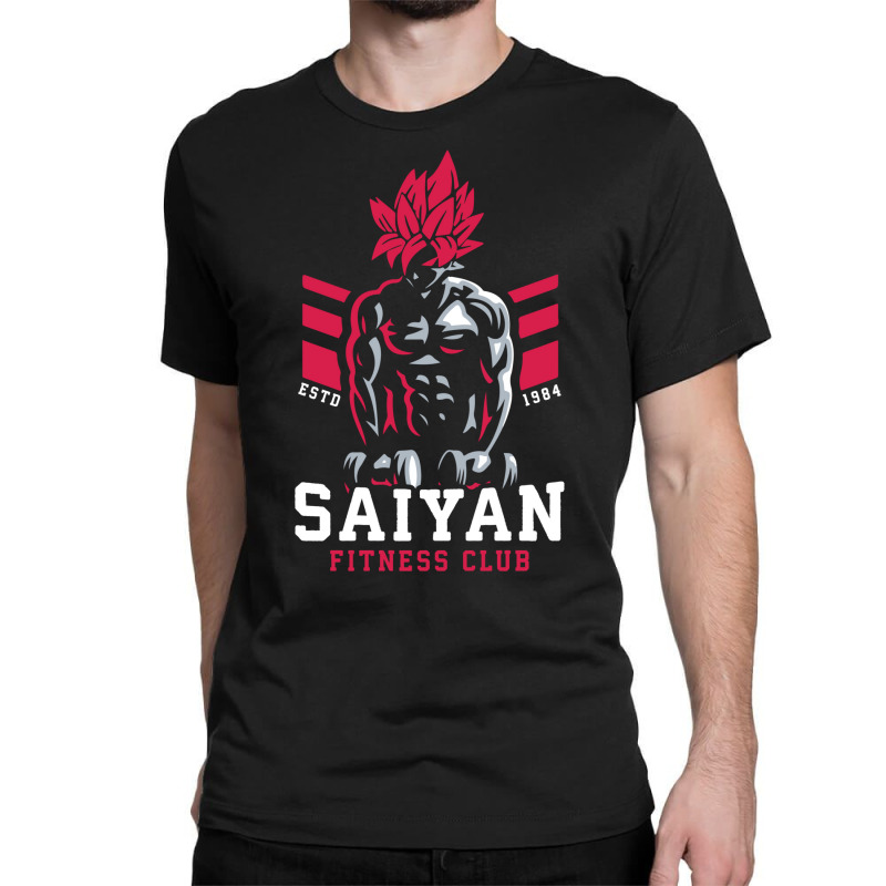 Saiyan Fitness Club   Anime Gym Classic T-shirt | Artistshot