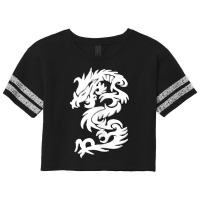 White Firedrake Chinese Dragon Kung Fun Tai Chi Dragon Scorecard Crop Tee | Artistshot