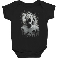 Scream Art 3 Screaming Inside Part Three T Shirt Baby Bodysuit | Artistshot