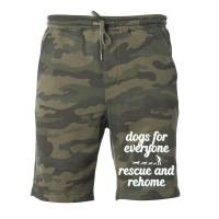 Dogs For Everybody Fleece Short | Artistshot