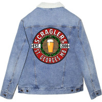 Scraglers Unisex Sherpa-lined Denim Jacket | Artistshot