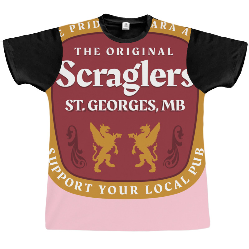 Scraglers Public House Graphic T-shirt | Artistshot