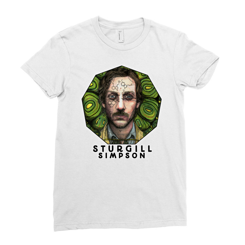 Sturgill Simpson Ladies Fitted T-Shirt by Rodolfo M Hartnett | Artistshot