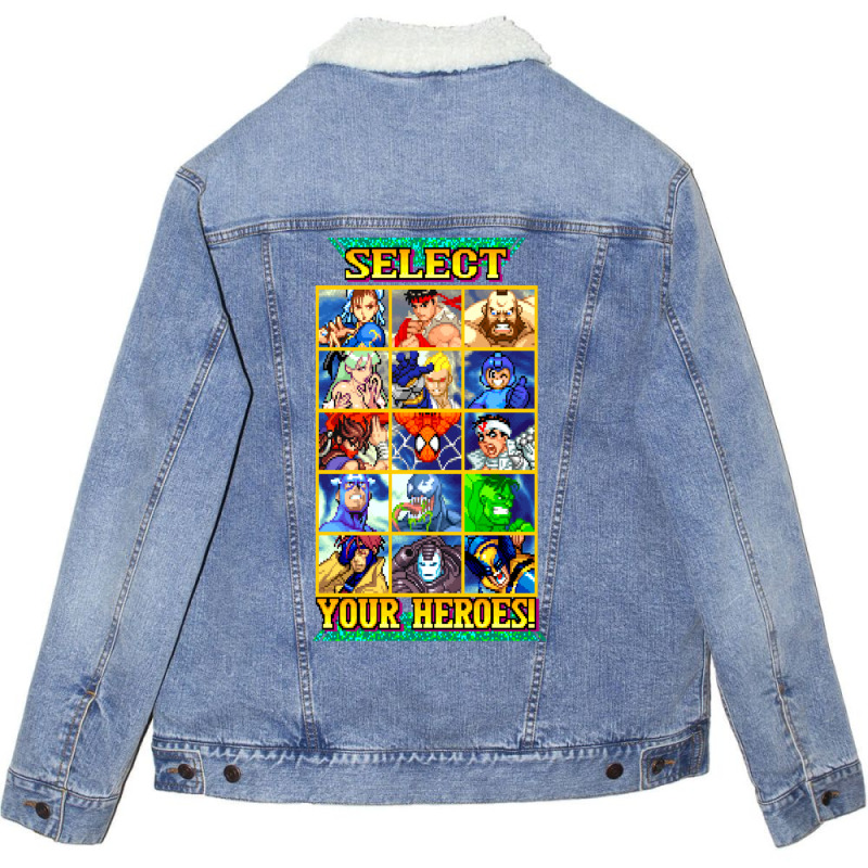 Select Your Heroes Unisex Sherpa-lined Denim Jacket | Artistshot