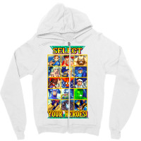 Select Your Heroes Zipper Hoodie | Artistshot