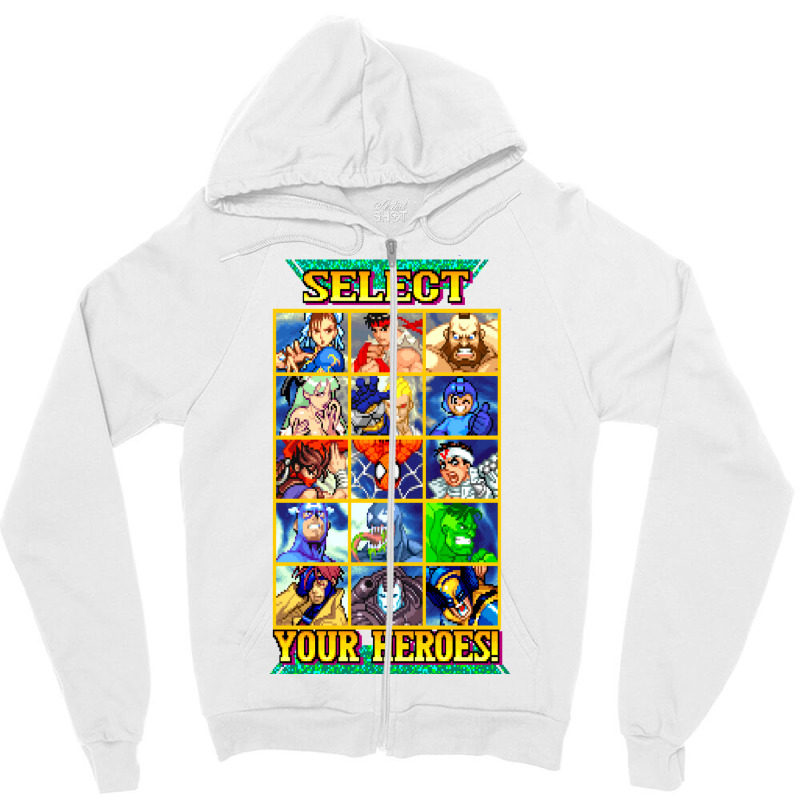 Select Your Heroes Zipper Hoodie | Artistshot