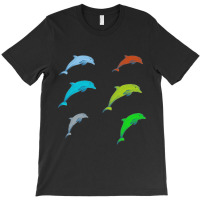 Dolphin Illustration T-shirt | Artistshot