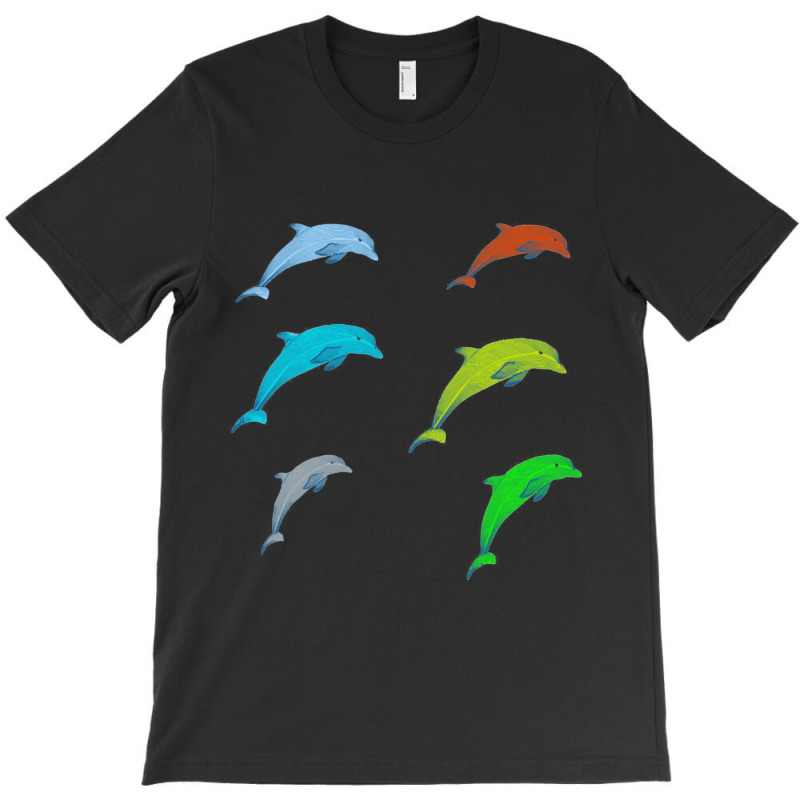 Dolphin Illustration T-shirt | Artistshot