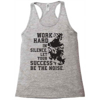 Work Hard In Silence   Anime Gym Motivational 1 Racerback Tank | Artistshot