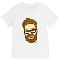 Seth Rogen V-neck Tee | Artistshot