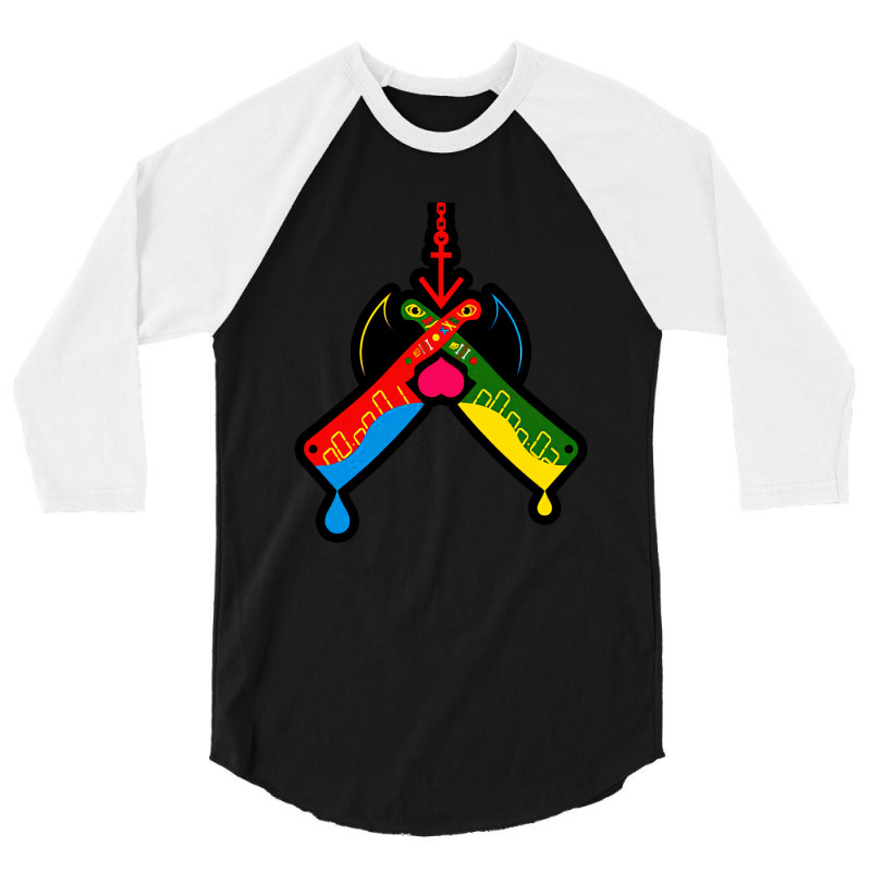 Twin Butcher Knife 3/4 Sleeve Shirt | Artistshot