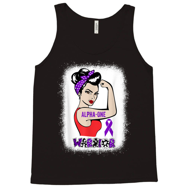 Strong Woman Clipart Alpha 1 Antitrypsin Deficiency Warrior T Shirt Tank Top | Artistshot